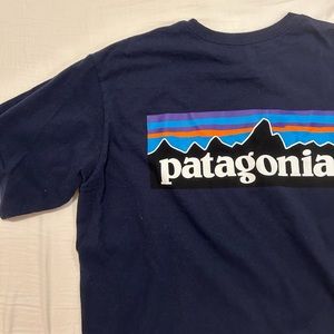 Navy Patagonia tee